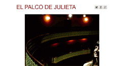 Desktop Screenshot of elpalcodejulieta.com