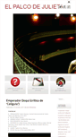 Mobile Screenshot of elpalcodejulieta.com